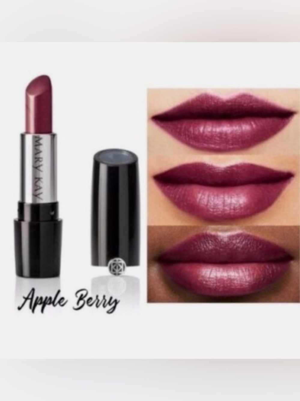 Mary Kay Gel Semi-Shine Lipstick Apple Berry